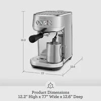 Espresso Machine with Auto Milk Frother, Seconds Heat Up, Cappuccino & Latte Machine for Home,Brushed Stainless Steel 2