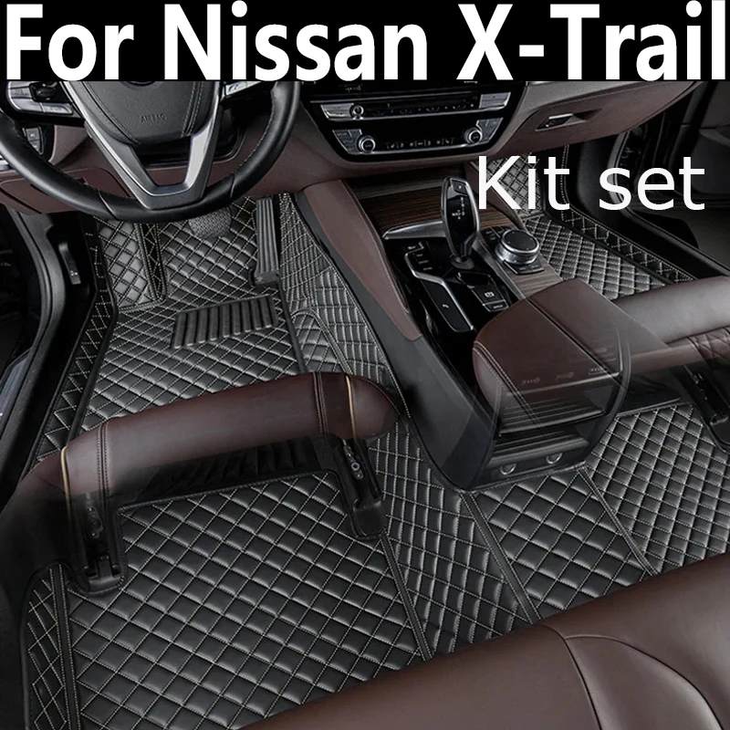 

Автомобильные коврики для Nissan X-Trail xtrail Rogue 2023 2022 2021 2020 2019 2018 (5 мест), аксессуары для интерьера автомобиля, коврик