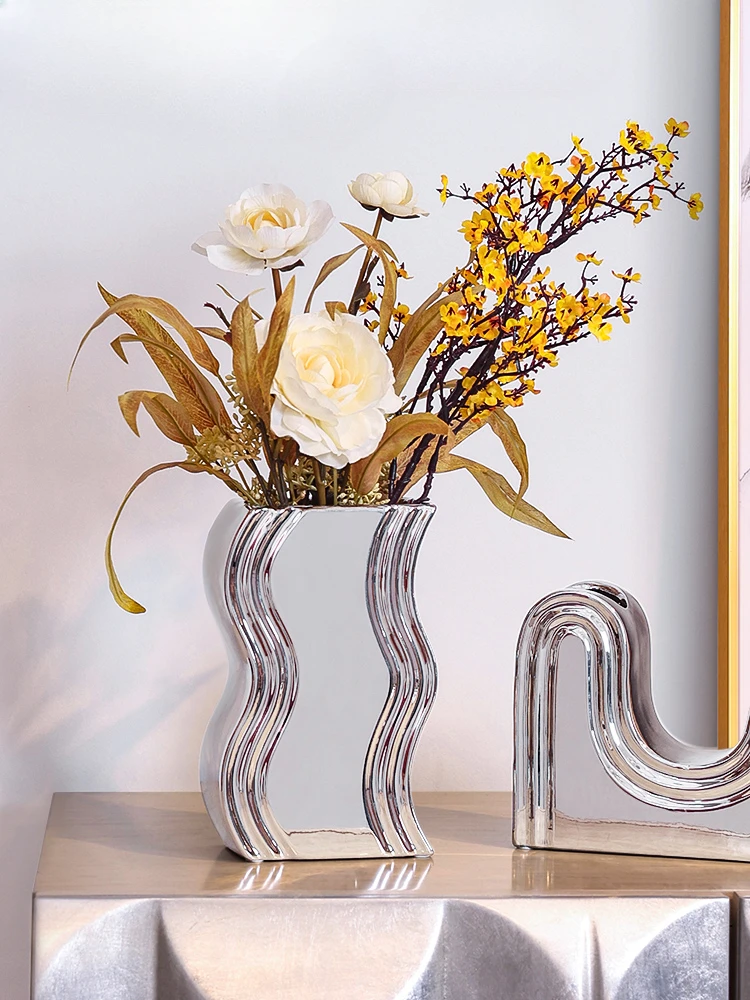 

Creative modern art vase, Instagram style decoration