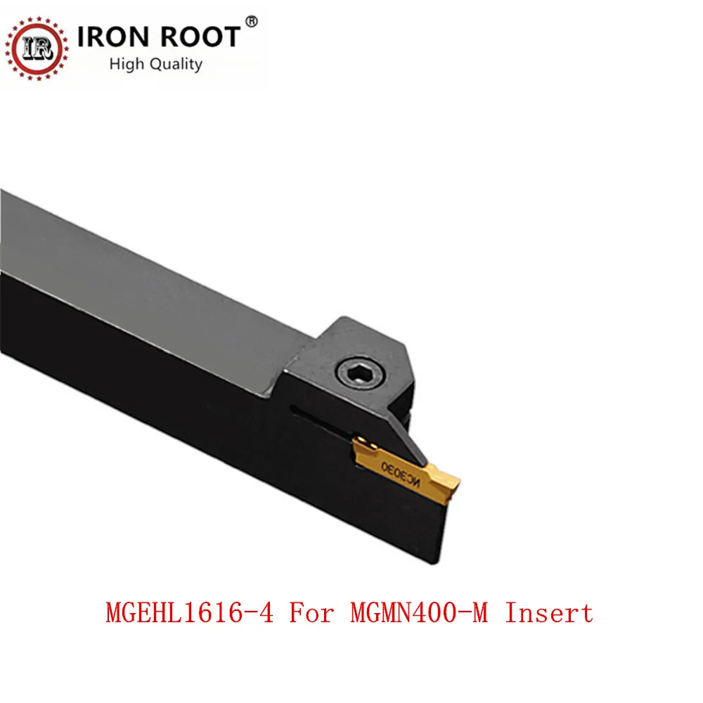 

IRON ROOT 1P Turning Tool MGEHR/L1616-1.5,1616-2,1616-2.5,1616-3,1616-4 CNC Lathe External Grooving Tool Holder For MGMN MRMN