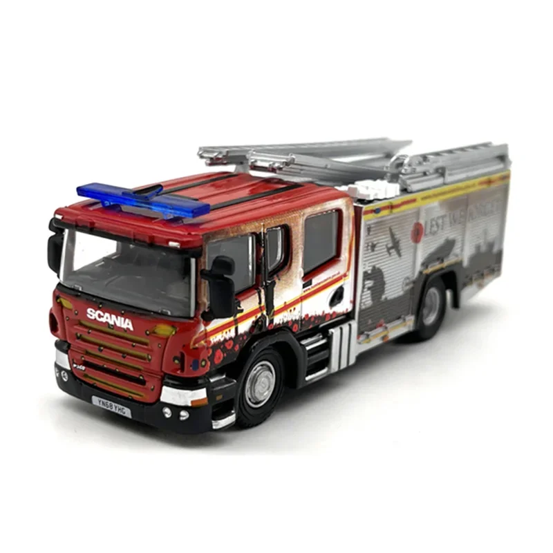 

1:76 Scale Diecast Alloy CP31 Fire Truck Ambulance Model Nostalgia Classic Adult Toy Collectible Gift Souvenir Static Display