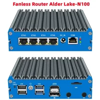 SZBOX G48S Fanless Router Alder Lake-N100 Windows 11 DDR5 NVME SSD pfSense Router OPNsense Firewall Server 1