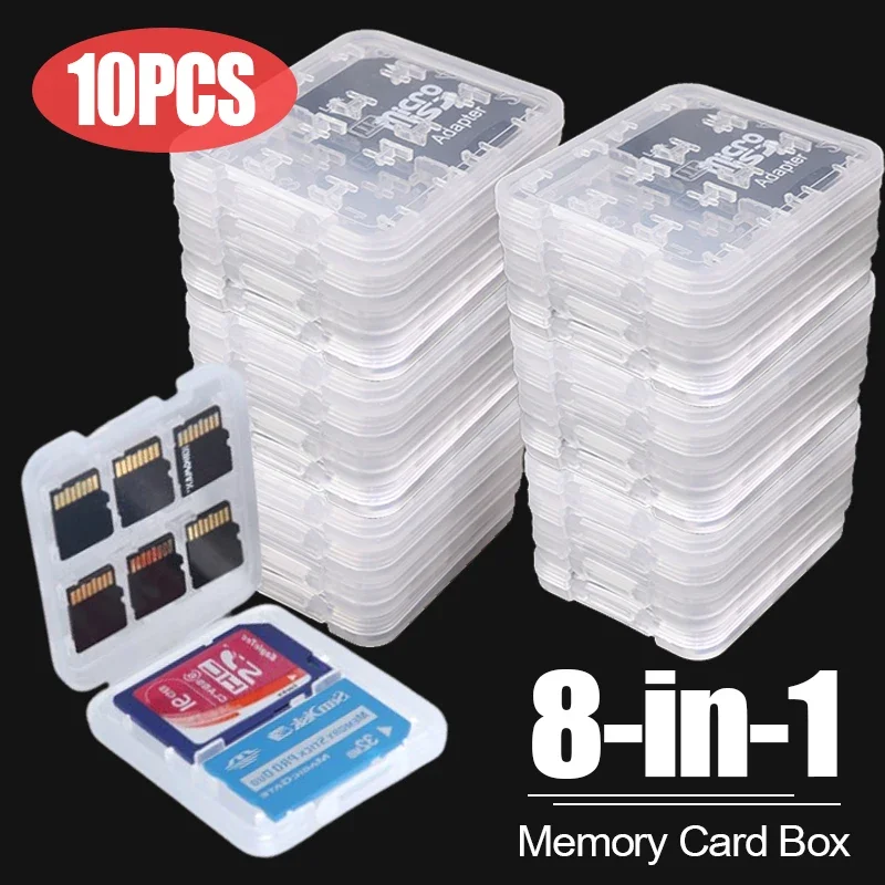 8 in 1 Protector Box for SD Memory Card etc.