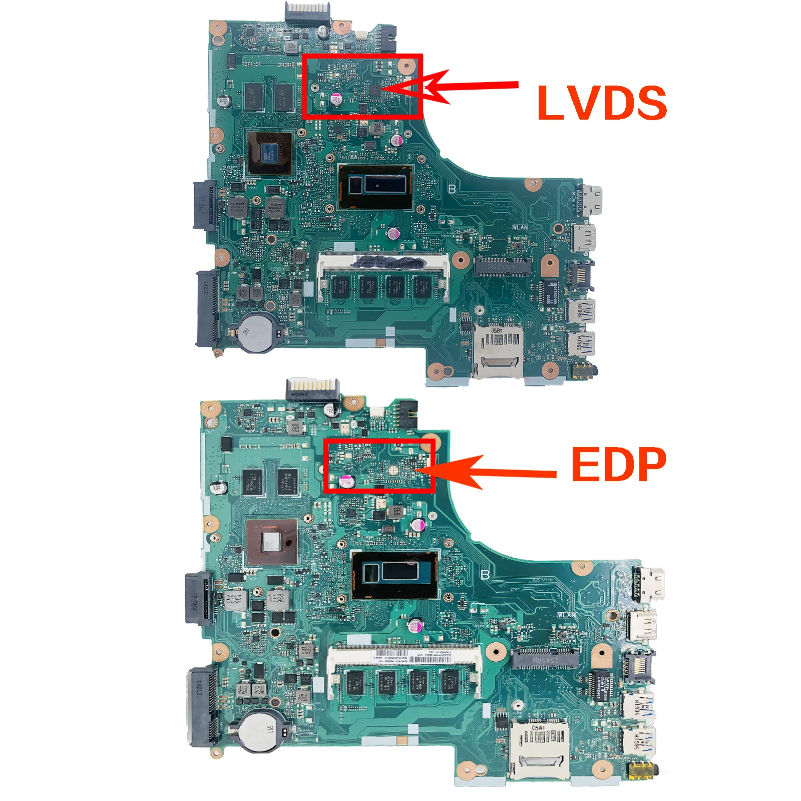 Placa-mãe do Portátil de Kefu X450ld para Asus X450lc X450ld Cpu I34010u I5-4200u I7-4500u Gt820m 4gb-ram Edp ou Lvds - Imagem 3