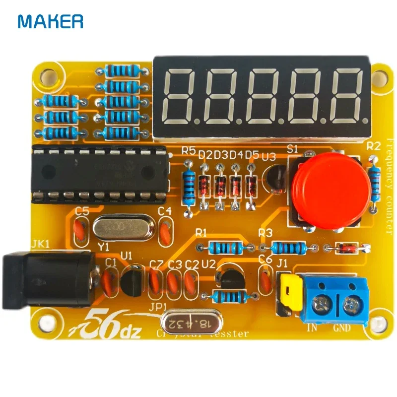 1Hz-50MHz Frequency Meter DIY Kit Crystal Oscillator High