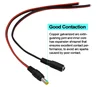10pcs/pack--15CM 12V DC Power Cord Pigtail Male Cable 5.5x2.1mm For CCTV Camera LED Lights 6