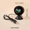 Sunset Light Love Projector Night Light Sunset Projection LED Desk Lamp Bedroom Atmosphere Rainbow Light Decorative Light 3