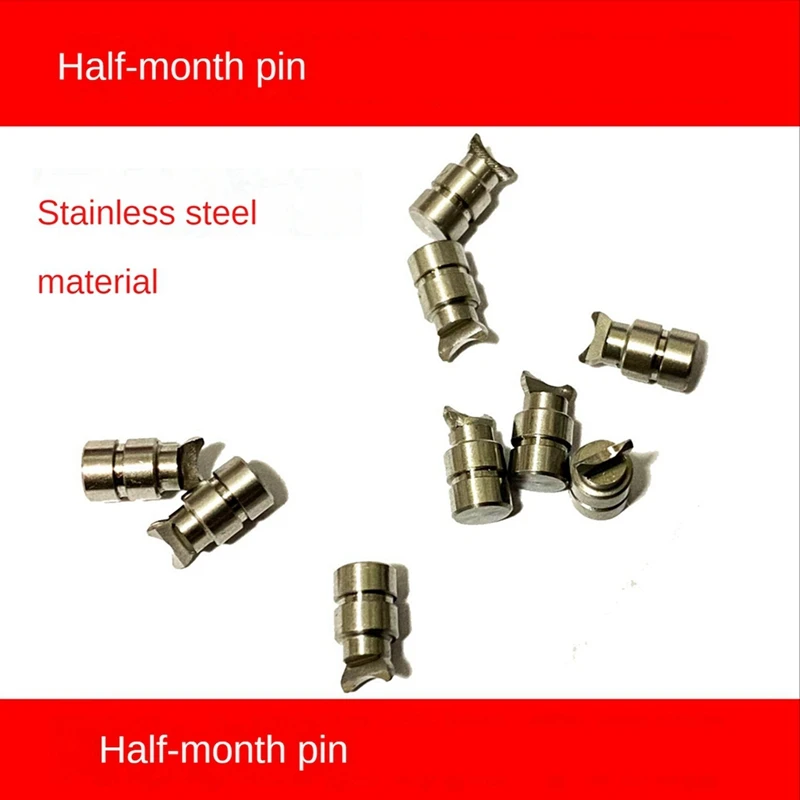 2X Metal Semilunar Pin Fishing Wheel Half Moon Suitable For Abu Water Drop Wheel BMAX SMAX PMAX Revo