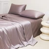 Premium Purple Soft Silky Bedding Set Twin Double Queen 4Pcs Reversible Duvet Cover Set Bed Sheet/Flat Sheet Pillowcases 4Pcs 3