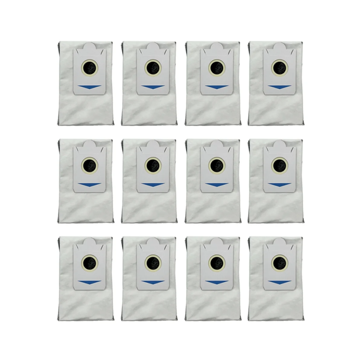 

12PCS Dust Bags for Deebot X2 / X2 Pro Robot Vacuum Cleaner Parts Activated Carbon Sterilization Garbage Bag