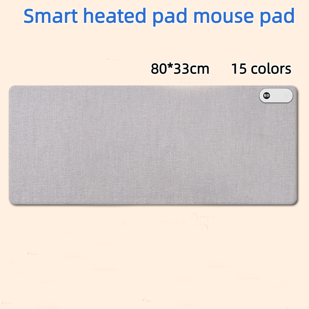 

Smart Heated Electric Heating Pad Mouse Pad Office Desktop Digital Display Pad Warming Table Waterproof Desk Mat Mat Winter 220V