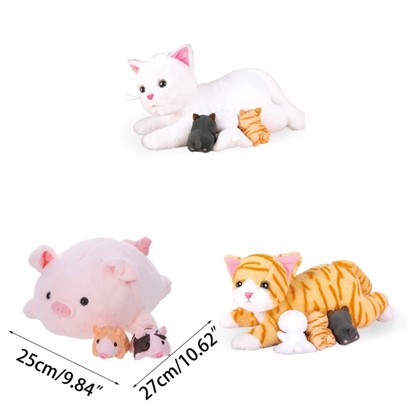 Interactive Plush Toy Pink Pig Companion Toy Speaks and Interacts Perfect for Both Kids Adults to Enjoy at Home