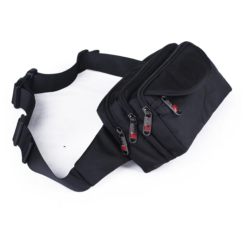 Men Polyester Fanny Pack Bum Bag Anti theft Money Pouch Wallet Casual