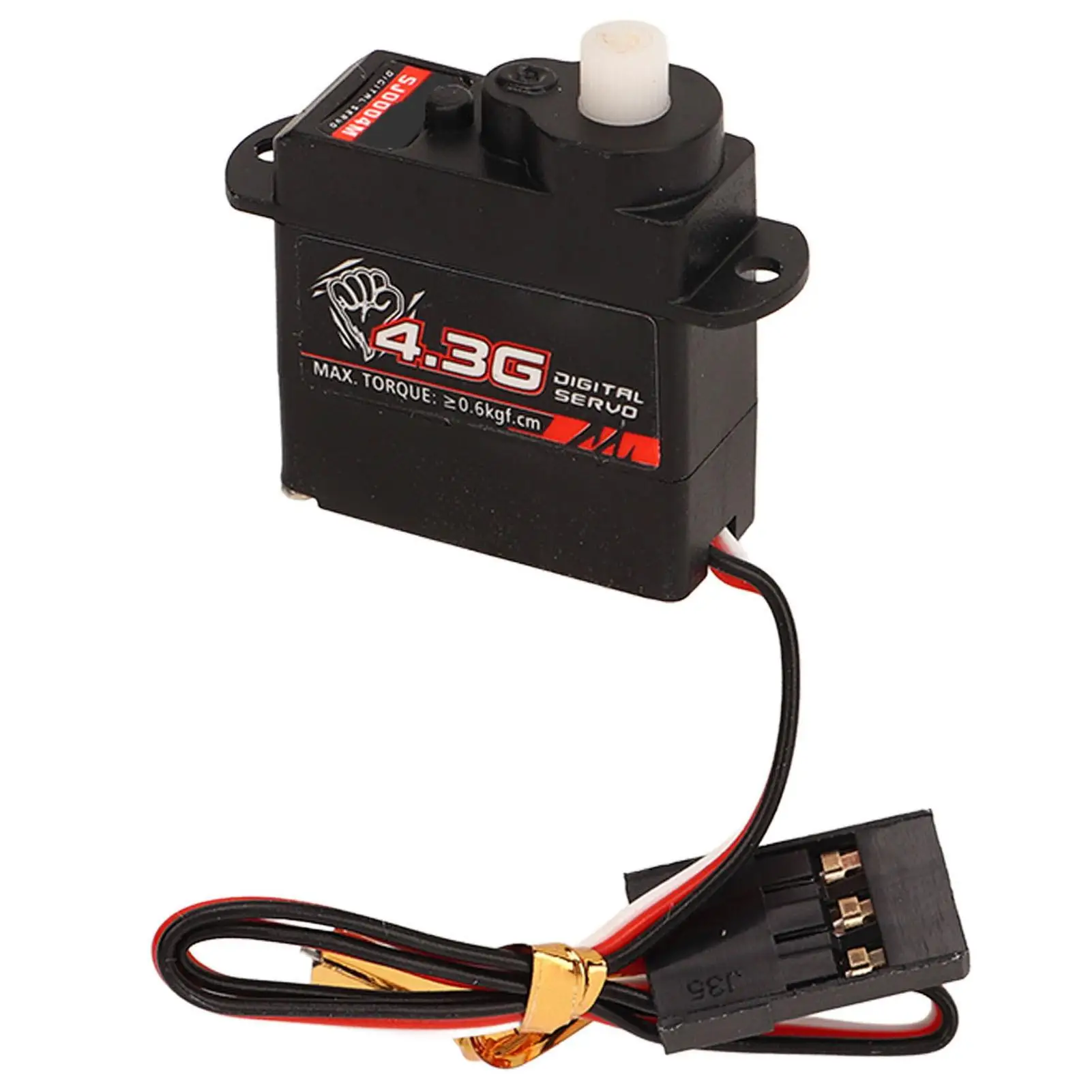 High Precision Low Noise RC Digital Servo Motor 4.8-6V for fixed Wing Aircraft-Black DC Control