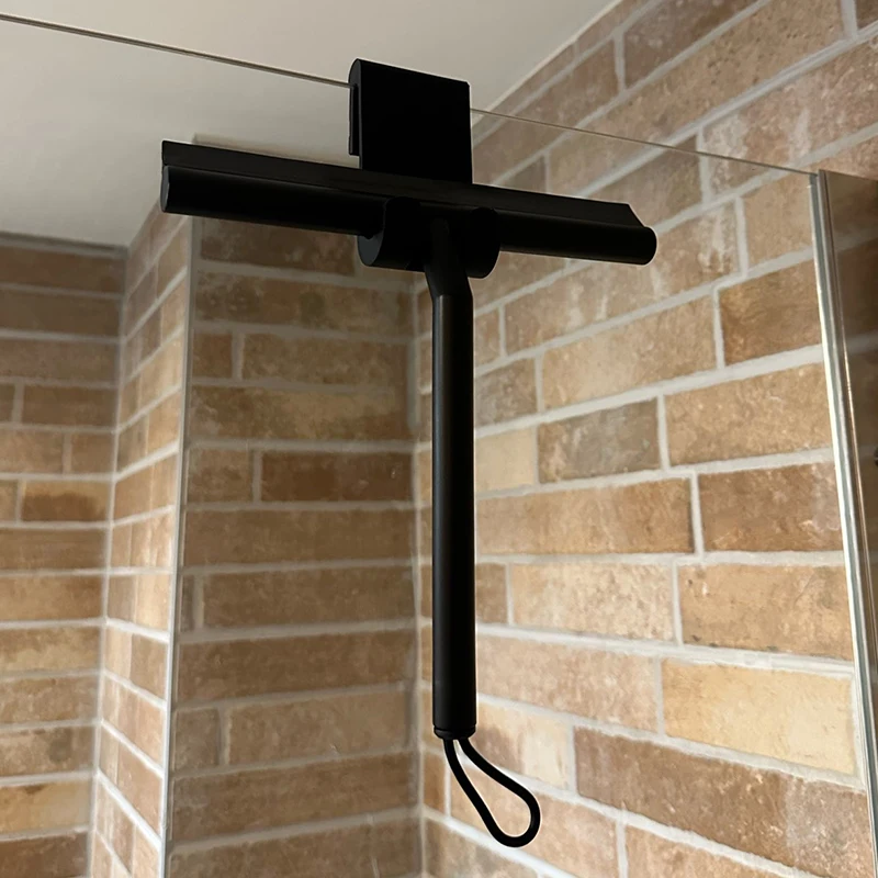 

Shower Squeegee Cleaner for Glass Door Shower Wall Scraper With Silicone Holder Bathroom Mirror Wiper Scraper Glass Cleaning