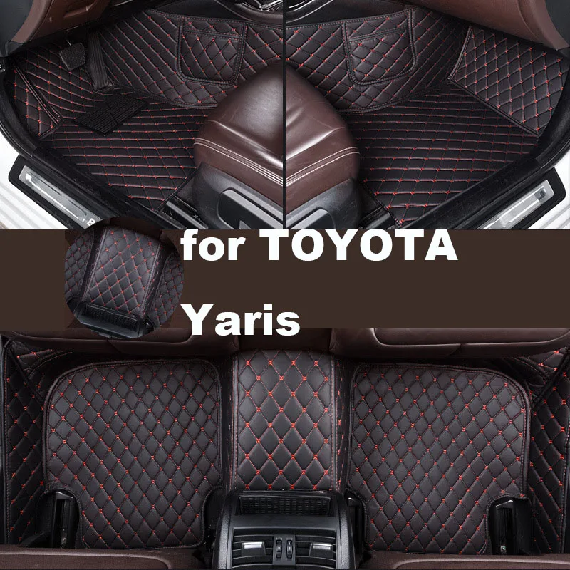 

Автомобильные коврики для TOYOTA Yaris 2000-2006, аксессуары, индивидуальные автомобильные коврики