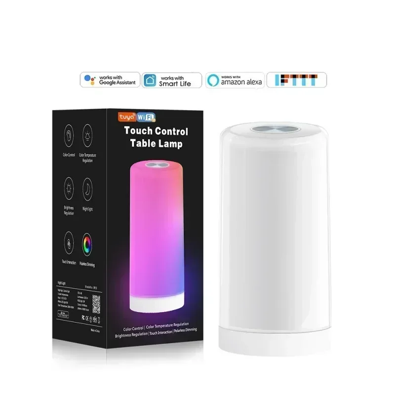 Tuya touch night light led pat lamp bedside feeding desk touch atmosphere light gift RGB cute Home Decorative