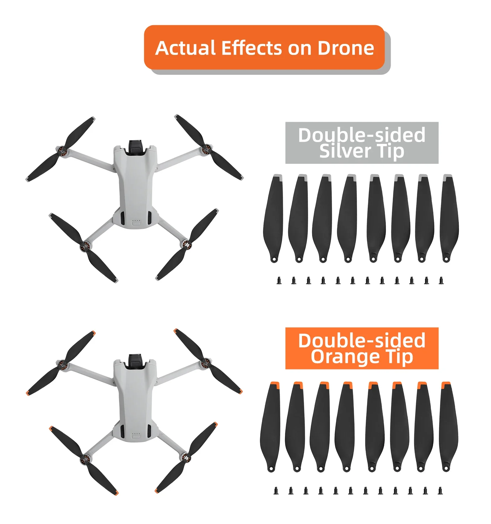Propeller replacement parts drone propeller blades drone propeller drone propellers 8Pcs 6030F Propeller Replacement for DJI Mini 3 Low Noise Quick Release Wing Fans Spare Parts DJI Mini 3 Drone Accessories
