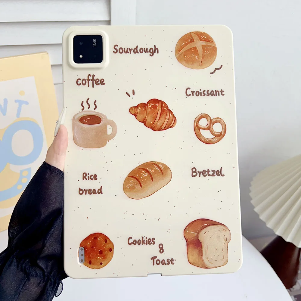 Vibrant Cartoon Printed Soft TPU Shockproof Tablet Case - Universal Protective Cover