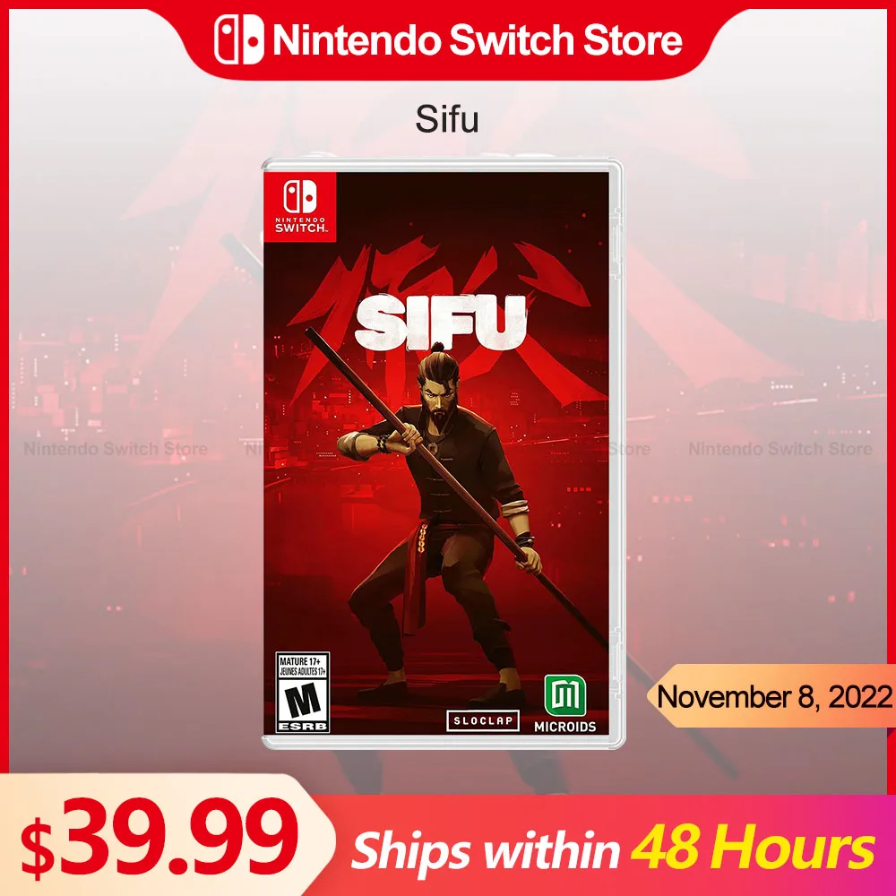Sifu Nintendo Switch Offerte Di Gioco 100% Ufficiale Originale Gioco Fisico Card Action And Fighting Genere Per Switch Oled Lite