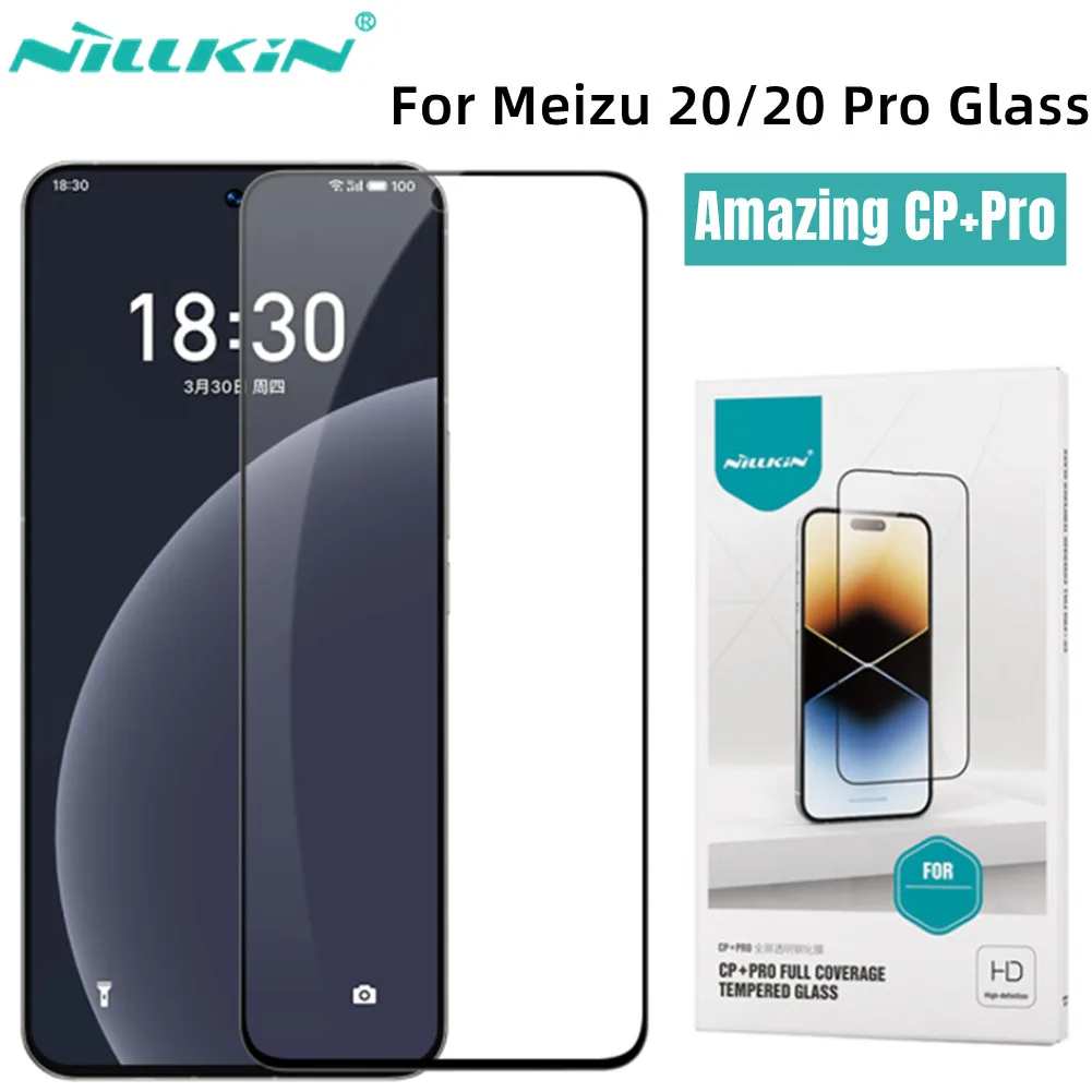 

Nillkin For Meizu 20 Pro Glass CP+PRO 2.5D Ultra-Thin Anti-Explosion Full Glue Full Screen Protector For Meizu 20 Tempered Glass