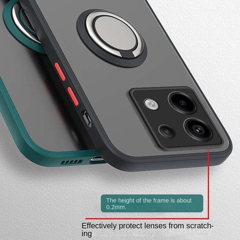 Premium Hard PC Magnetic Ring Protective Back Cover Case for Xiaomi POCO серия