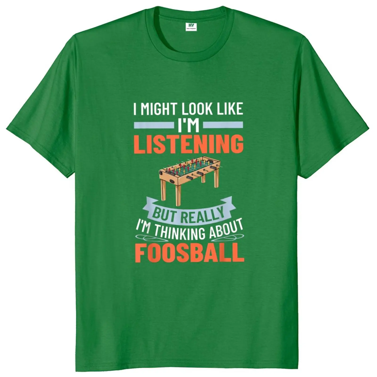 Foosball T-Shirt Funny Outdoor Player Ball Lovers VintageT Shirt Premium Summer Soft 100% Cotton Men's Clothing EU Size fred perry t shirt T-Shirts