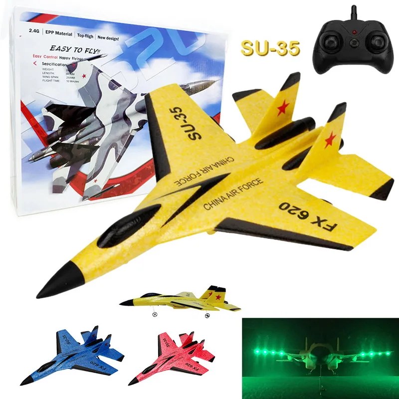 Rc Foam Aircraft Su35 Plane 2.4g Radio Control Glider Remote Control
