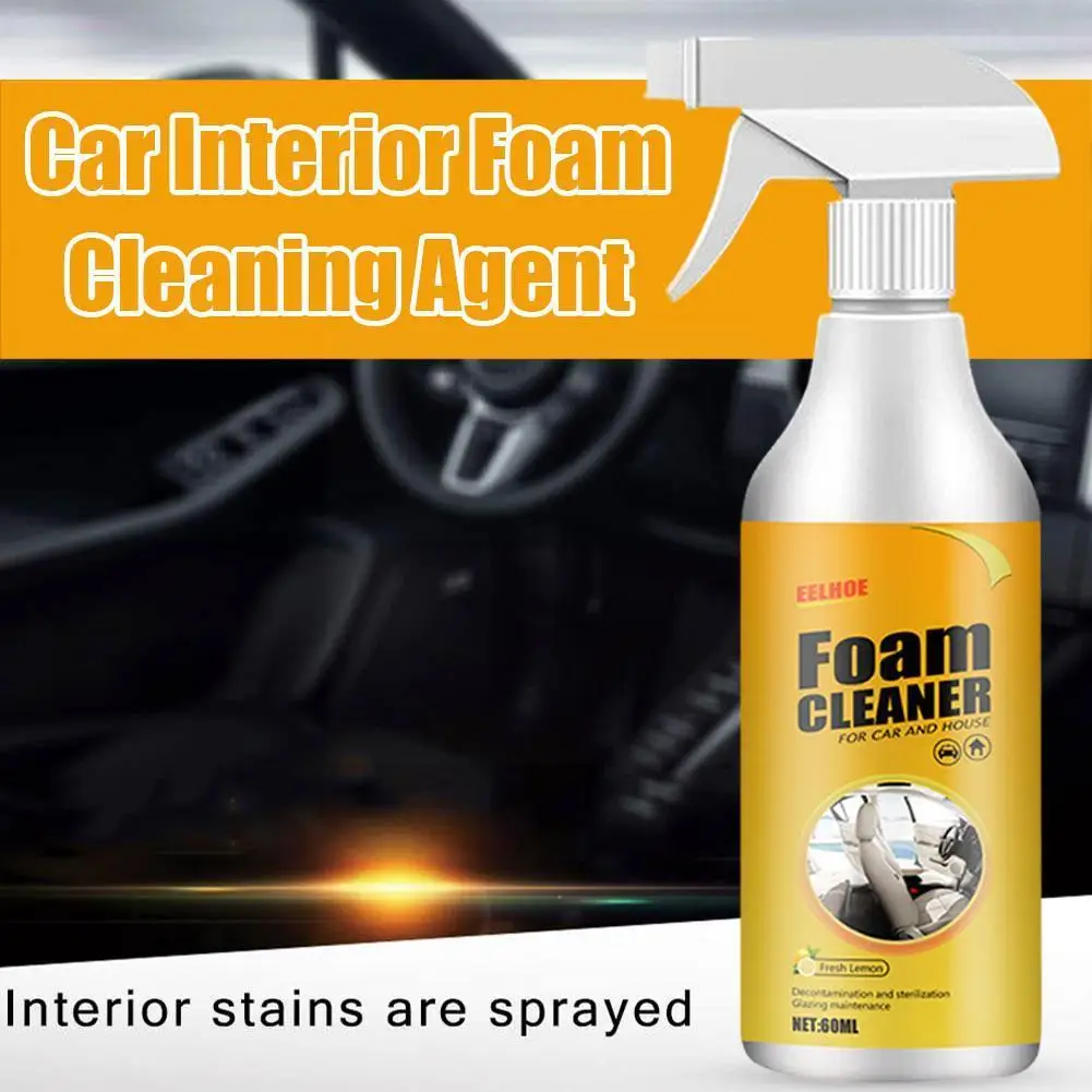 Multifunctional Foam Cleaner Car Leather Seat Cleaner Cleaning