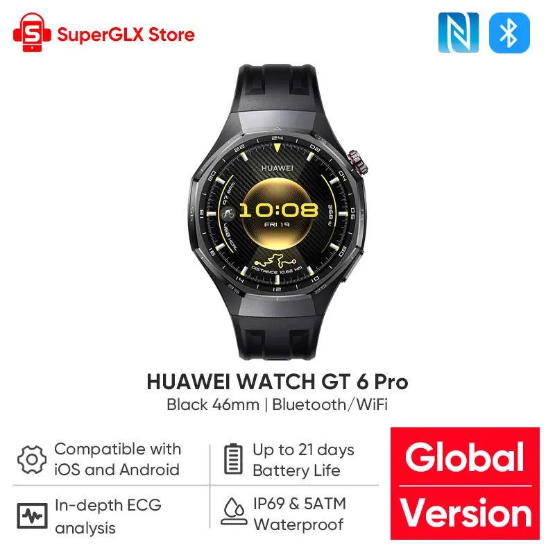 Global Version HUAWEI Watch GT 6 Pro 46mm Smartwatch 1.47