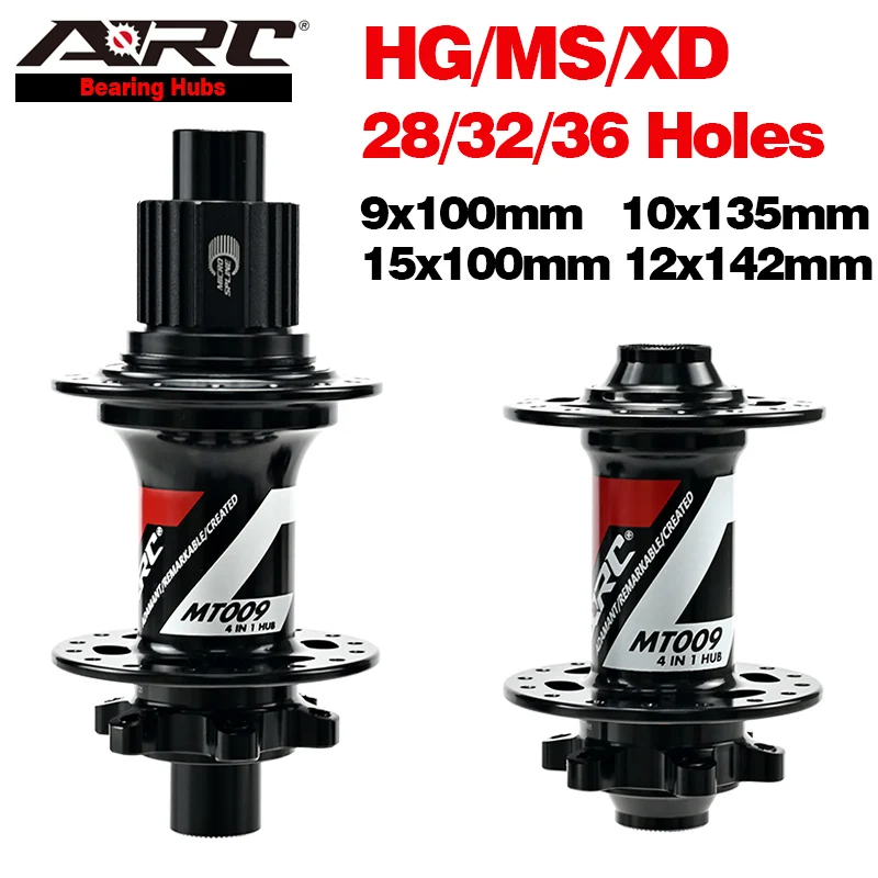 Moyeux VTT 32 Trous Pour Disque Frein – HG 8/9/10/11/12 Vitesses – Jeu De 2