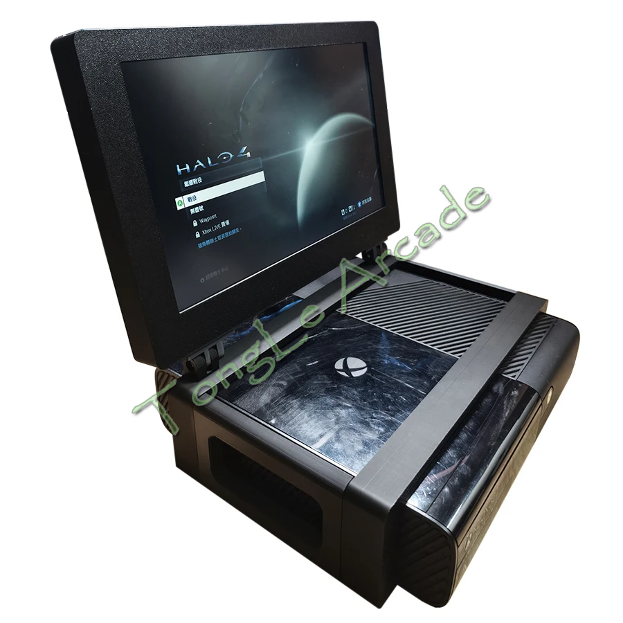 13.3인치 미니 LCD 스크린(스테레오 기능 포함), DIY HD 휴대용 게임 모니터, Xbox 360 SLIM 또는 E 버전 레트로 게임 콘솔에 적합