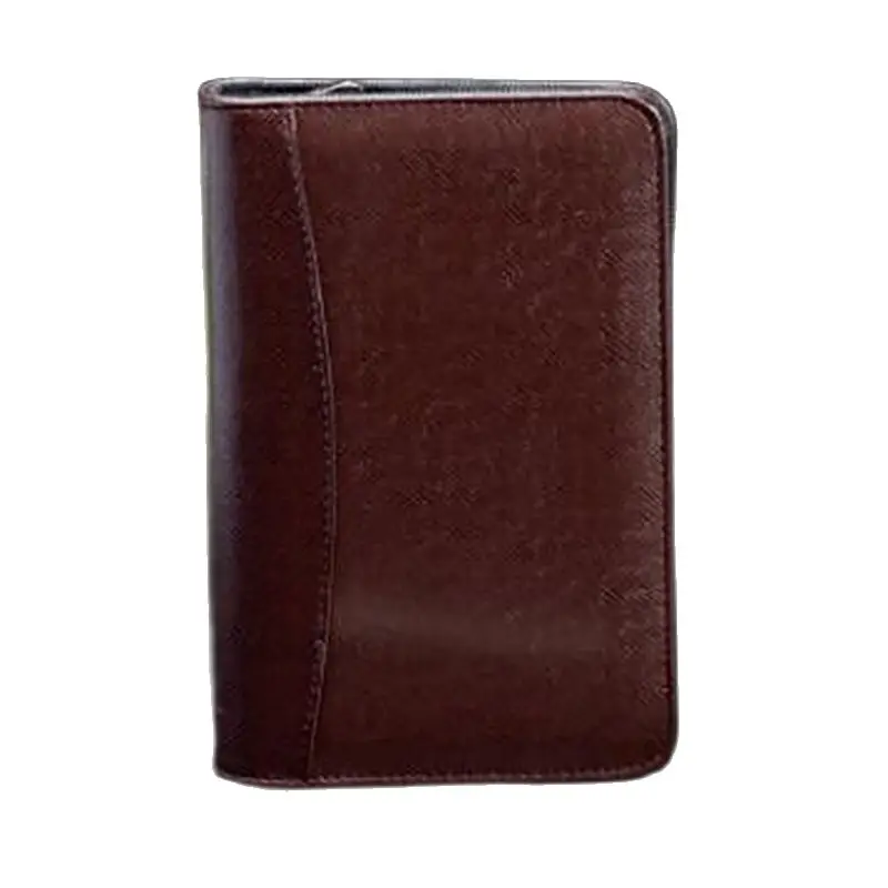 A5/A6/B5 Zipper Notebook With Calculator Business Stationery Travel Journal Notebook Document Bag Wallet Can Customize