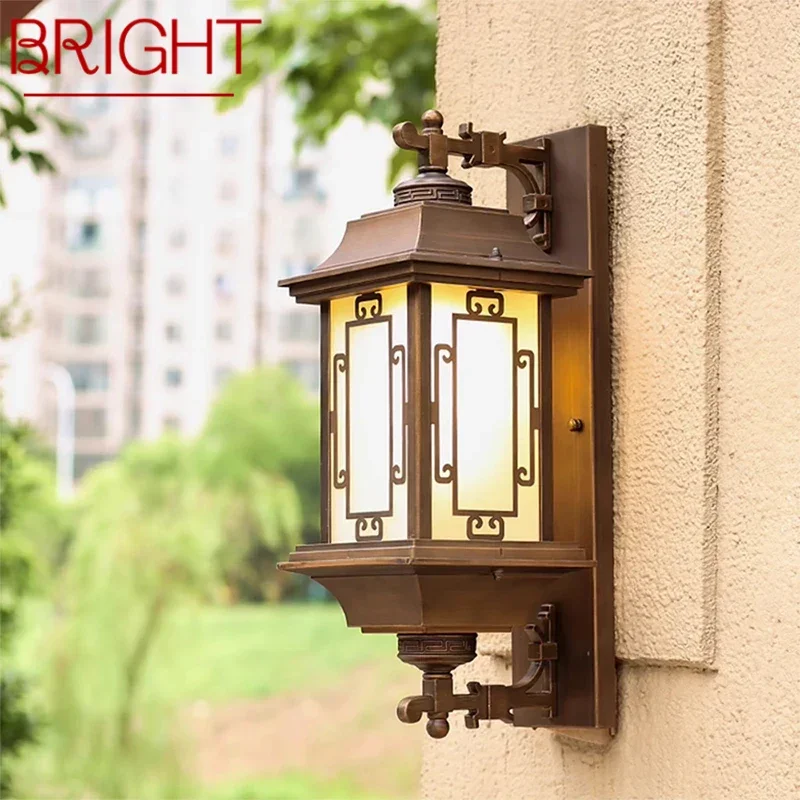 

BRIGHT Contemporary LED Outdoor Wall Lamps Electric Simplicity Waterproof Balcony Hallway Courtyard Villa Gate Hotel