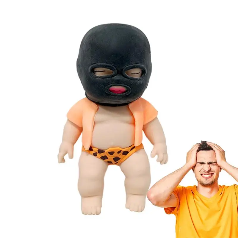 

Игрушки-сжималки, закрывающие лицо, Bandit, игрушка с наполнением песком, новинка, игрушки-мячи-сжималки, сенсорные игрушки, тянущиеся Смешные расслабляющие мячи для