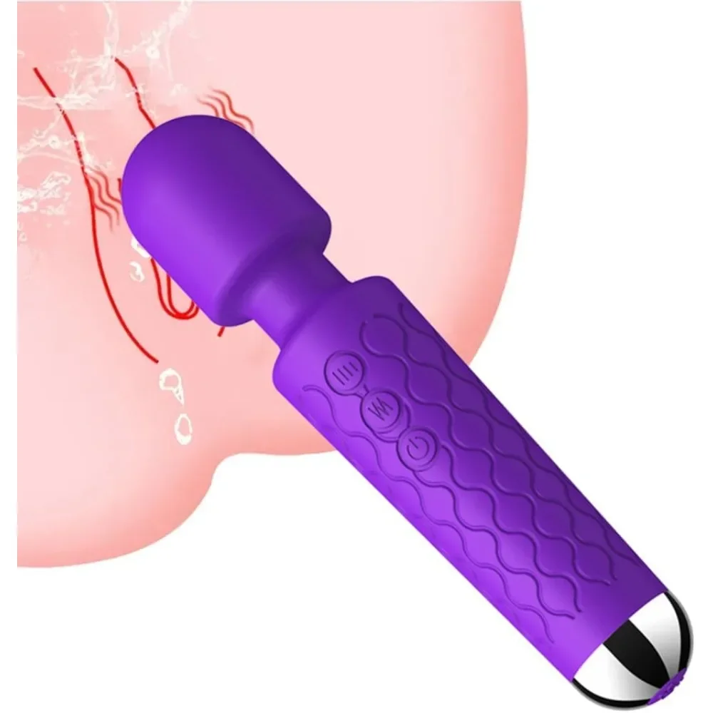 Leistungsstarker AV-Vibrator, Zauberstab, Klitoris-Stimulator, Sexspielzeug für Frauen, 20-Gang-G-Punkt-Massagegerät, weibliches Sex-Masturbationsprodukt 1