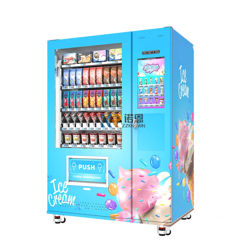 Automatic Frozen Food Ice Cream Vending Machine Frozen Ready Meal Vending  Machine For Snack Beverage Ice Cream Mask| | - AliExpress