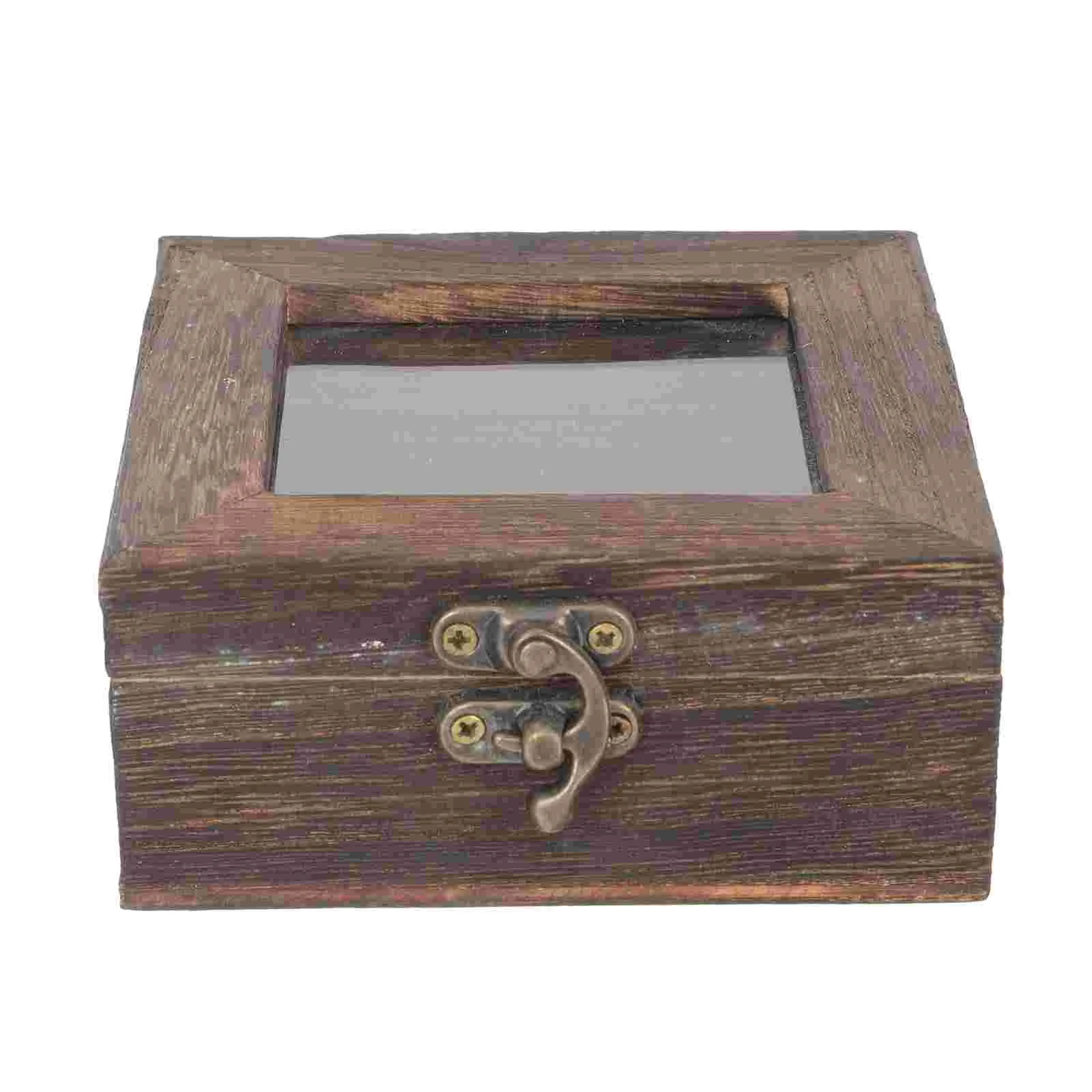 

Vintage Style Sample Box Lidded Specimen Case Flip-Type Small Jewelry Box