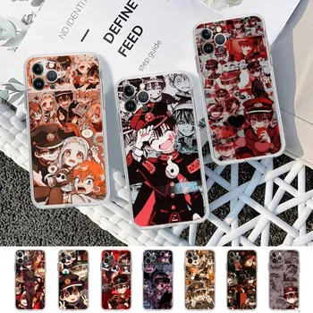 애니메이션 변기 바운드 하나코 군 휴대폰 케이스, 아이폰 15 14 11 12 13 미니 프로 XS 맥스 커버, 6 7 8 플러스 X XR SE 2020 펀다 쉘