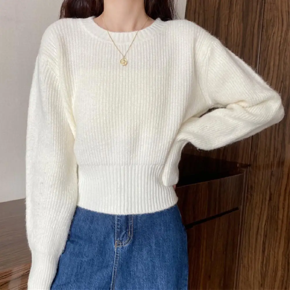 

Lazy Style Oversize Femme Pullover Tops Office Lady Soft Long Sleeve Autumn 2023 OL Warm Chic Women Knitwear Sweaters Jumpers