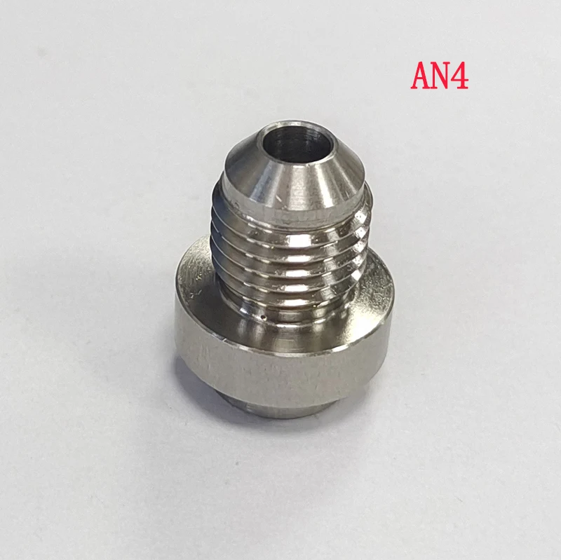 4AN, AN4 MALE 304 / 304L STAINLESS STEEL WELD ON / WELD IN FITTING BUNG