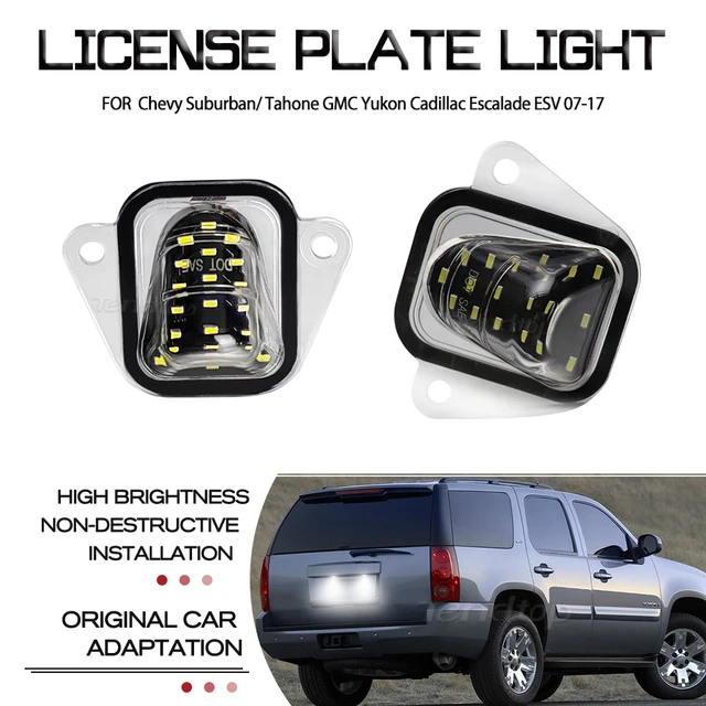 GMC Yukon License Plate Lights  Lenses, Assemblies –