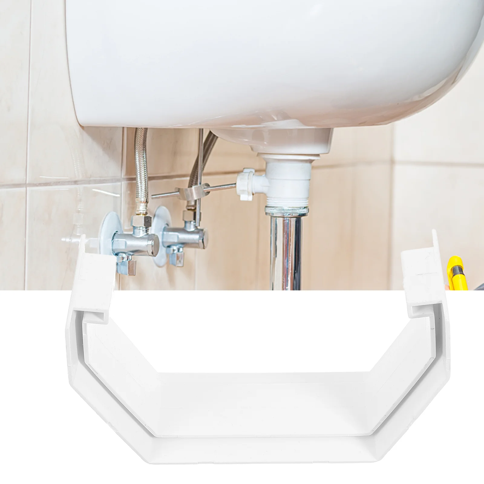 Pvc Drainage System 160mm Gutter Connector Heavy Load Brackets Leak Proof Fit Easy Installation Downspout Extensions Gutters