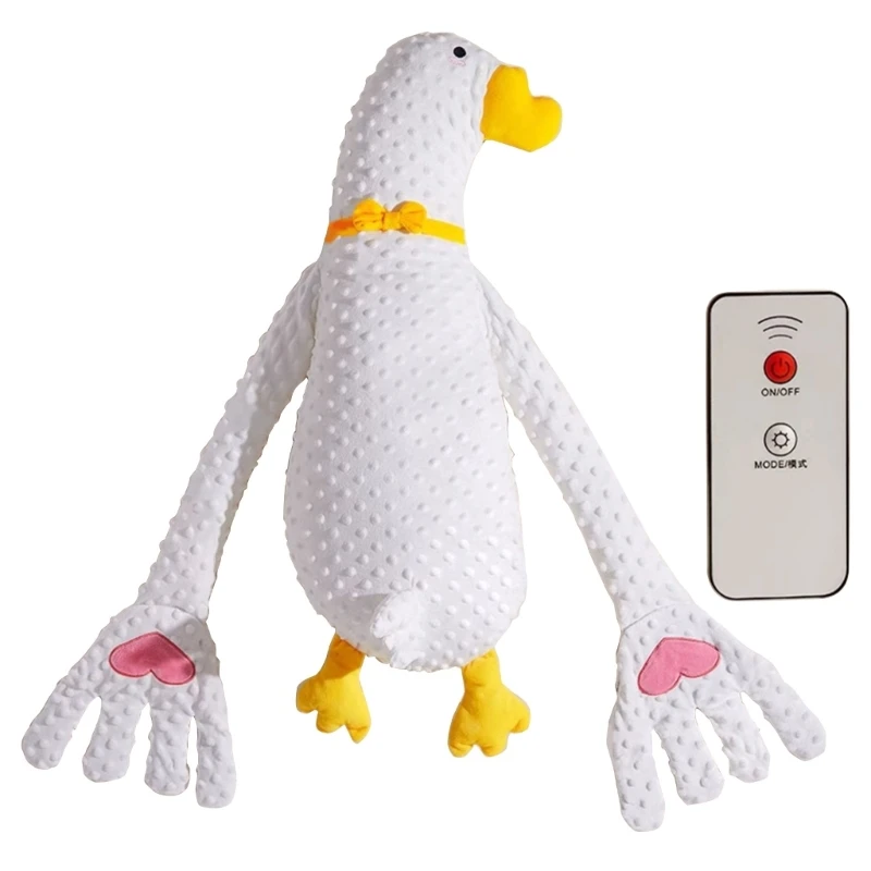 Cuscino Rumorino Bianco Per Neonati - Simula Battito Cardiaco, 3 Velocità, Telecomando, Rilassante E Anti-Ansia - Per Nanna Sicura - Foto 4