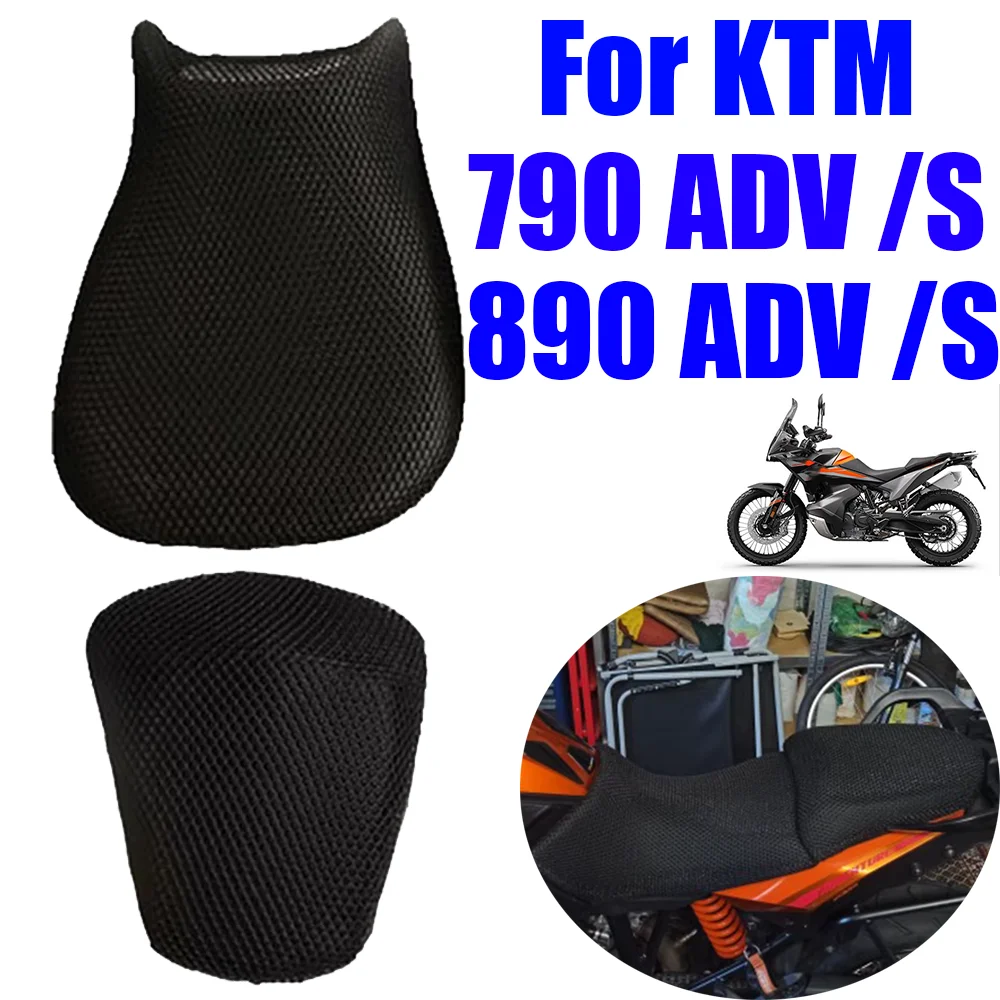 Motorcycle Accessories Protecting Seat Cushion Cover For KTM 890 790 Adventure ADV S 890ADV-Fabric Saddle Seat Cover