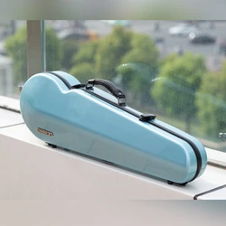 CHRISTINA Carbon Fiber Violin Case 4/4 Triangle New Multi-color Fashion VB-TSN Ultra-light Waterproof Double Shoulder Straps