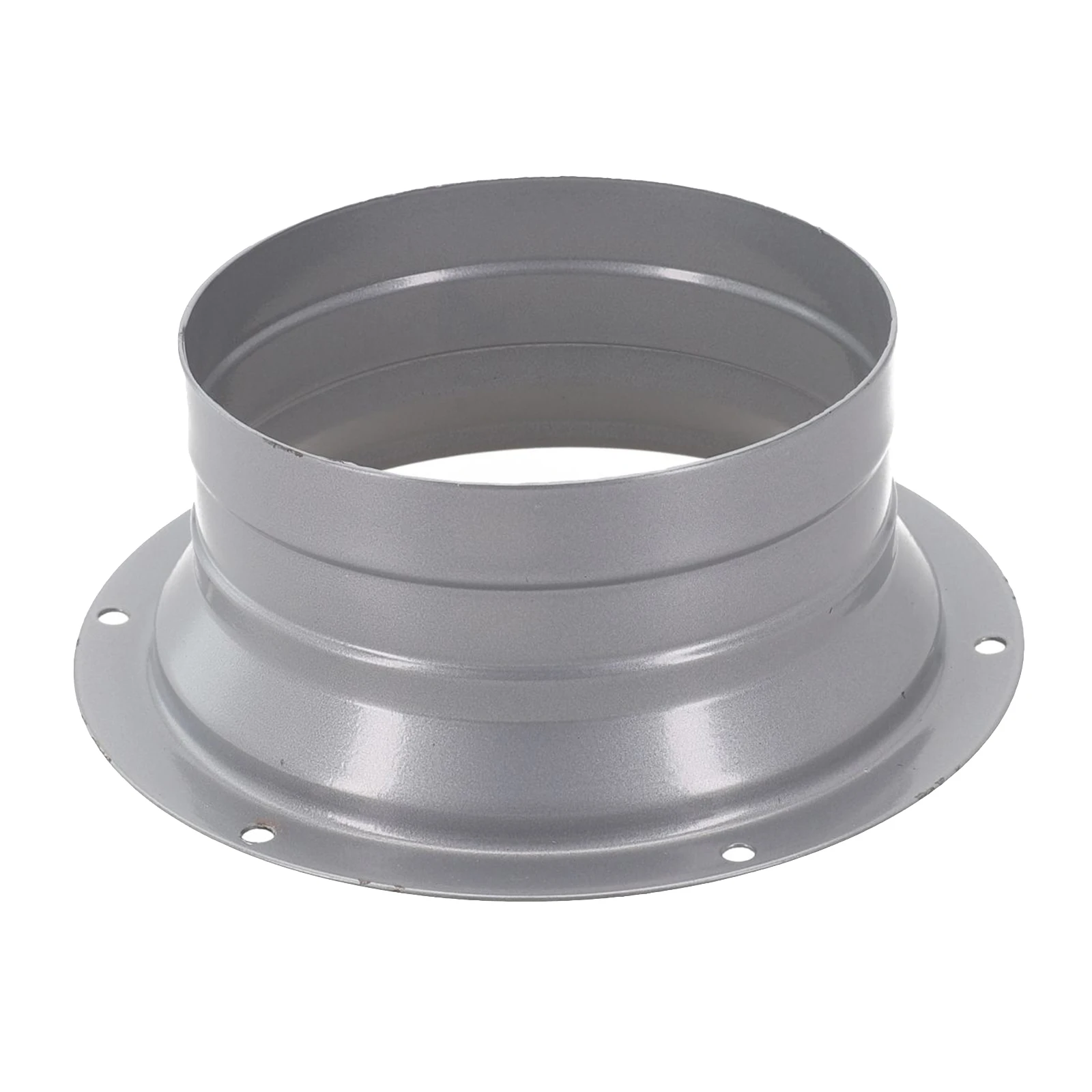Metal Flange Duct Fan Hose Connector 7 Sizes Metal Flange Duct Fan Hose Connector Air Ventilation Adapter For Kitchen Hood Ventilator Pipe Connecting Exhaust Outlet