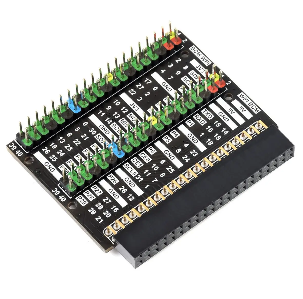 Waveshare Raspberry Pi 400 Gpio Header Adapter Header Expansion 2X 40Pin Header