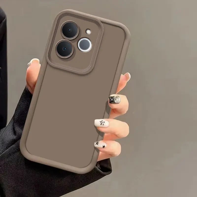 Soft Silicone Shockproof Phone Case - Candy Color Protective Cover