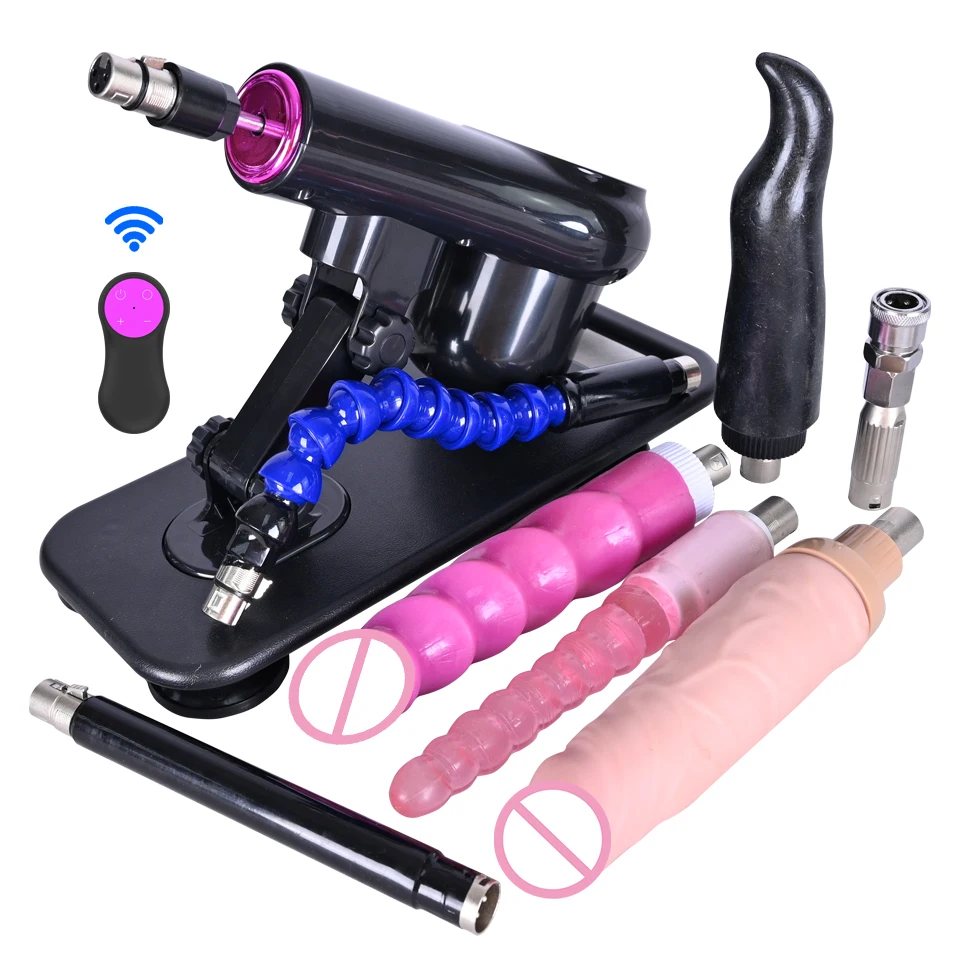 VAZEEK New Sex Machine for Women and Man 3XLR Connector Automatic Wireless Masturbation Machine Remote Control Sex Toys